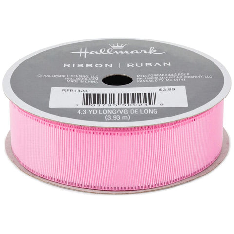 Hallmark Light Pink Grosgrain Ribbon