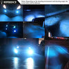 HOCOLO (9005/HB3/H10, 100W, Light Blue) LED Fog Light Lamp Bulbs 8000K Ice Blue High Power LED Bulbs