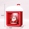 AVWOO Bedside Lamp with USB Port, Light-Up House with 3D Santa Claus Doll Decoration, 3 Modes