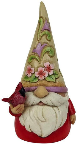 Enesco 6010284 Jim Shore Gnome with Cardinal