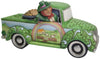 Enesco 6010268 Jim Shore Leprechaun in Green Truck
