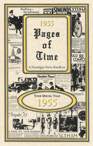 Pages of Time 1955 A Nostalogic Look Back in Time