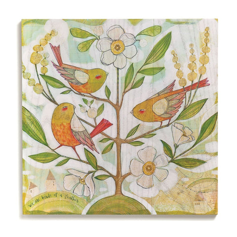 Demdaco 101466 Birds of a Feather Wall Art