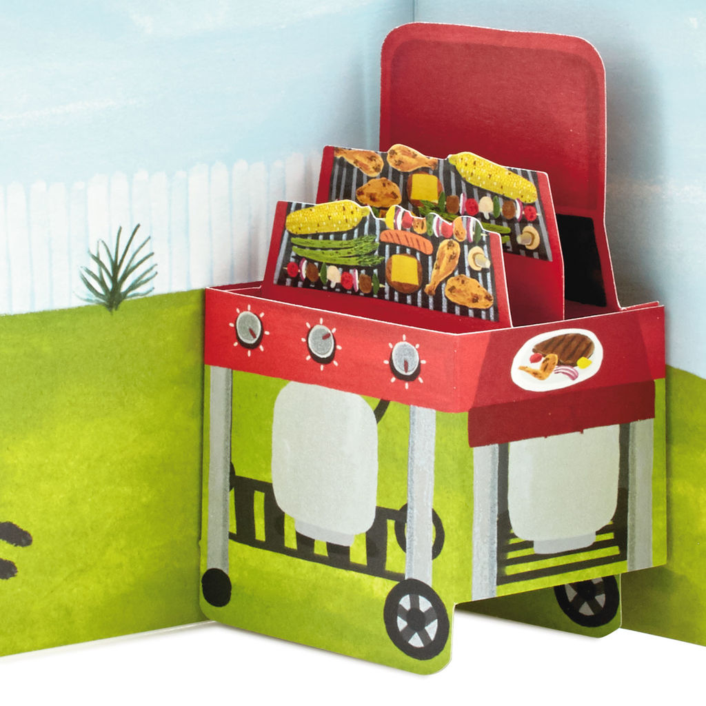 Hallmark Paper Wonder Well Done Grilling Pop Up Father's Day Card