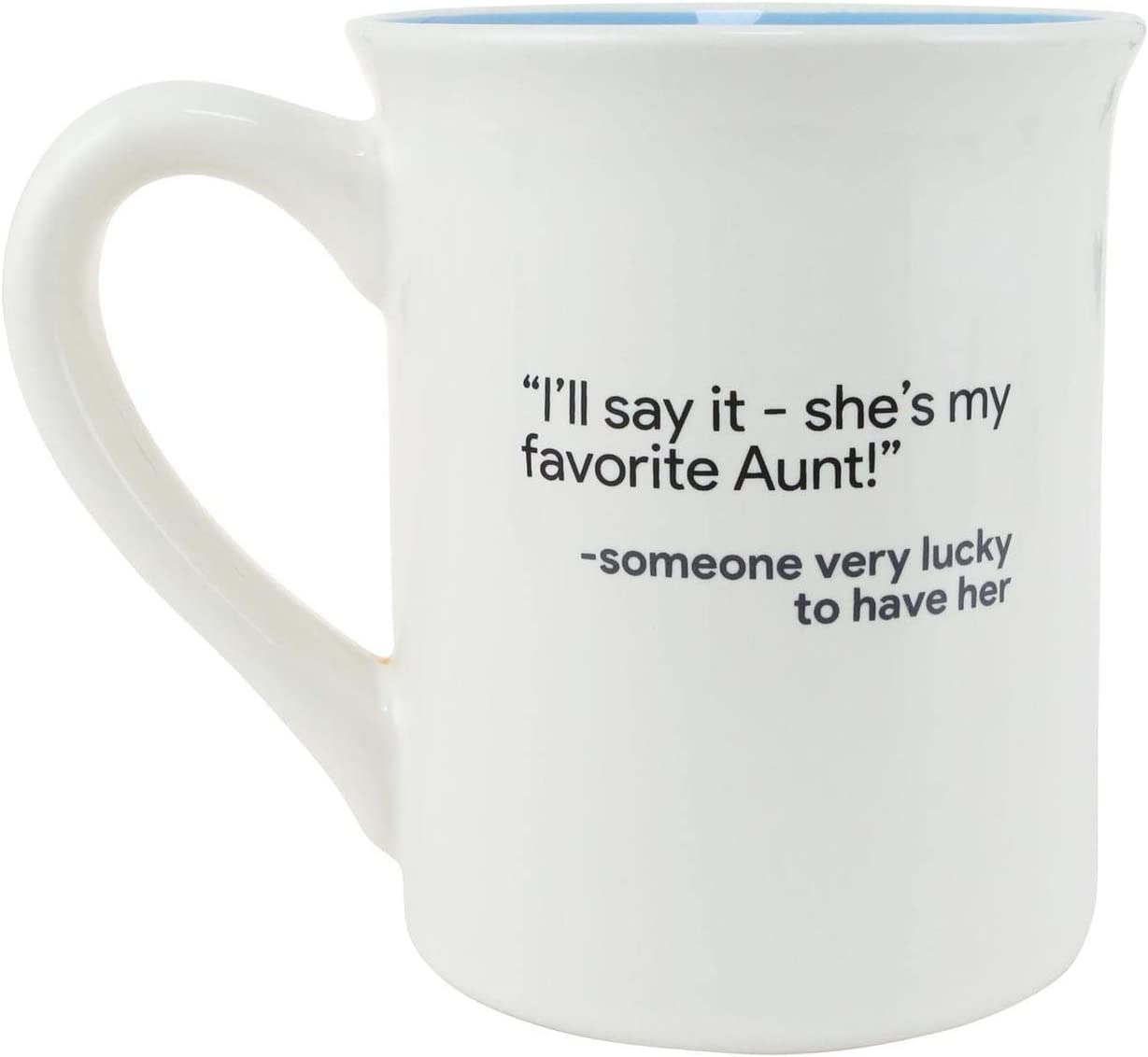 Enesco 6012558 Our Name Is Mud AUNT 5 STAR REVIEW MUG