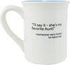 Enesco 6012558 Our Name Is Mud AUNT 5 STAR REVIEW MUG