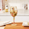 Enesco 4054095 Lolita �Queen For a Day� Hand-painted Artisan Wine Glass, 15 oz.
