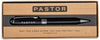 Dickson 72242 Pastor Appreciation Scripture Midnight Black 5.5 inch Metal Ballpoint Twist Pen
