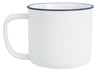 Pavilion Gift 67511 Large 17 Oz Stoneware Coffee Cup Mug Better To Wake At The Lake, Blue