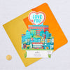 Hallmark Paper Wonder Love You City Scene 3D Pop Up Love Card