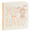Hallmark KID1531 MopTops Angora Bunny Stuffed Animal With You Are Loved Board Book