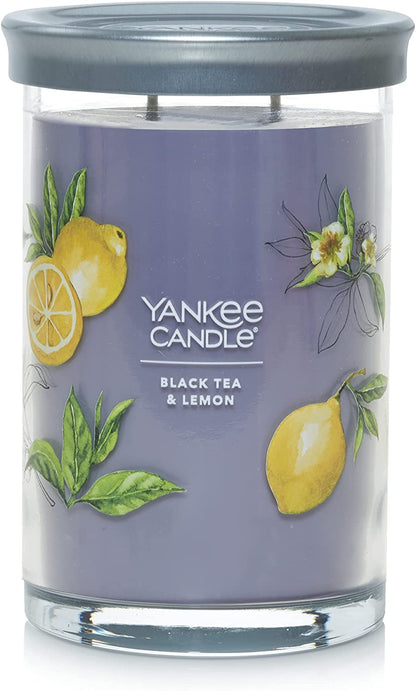 Yankee Candle 1630046 Black Tea & Lemon Signature Large Tumbler Candle