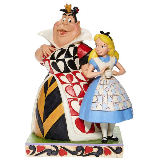 Enesco 6008069 Disney Jim Shore Alice & Queen of Hearts