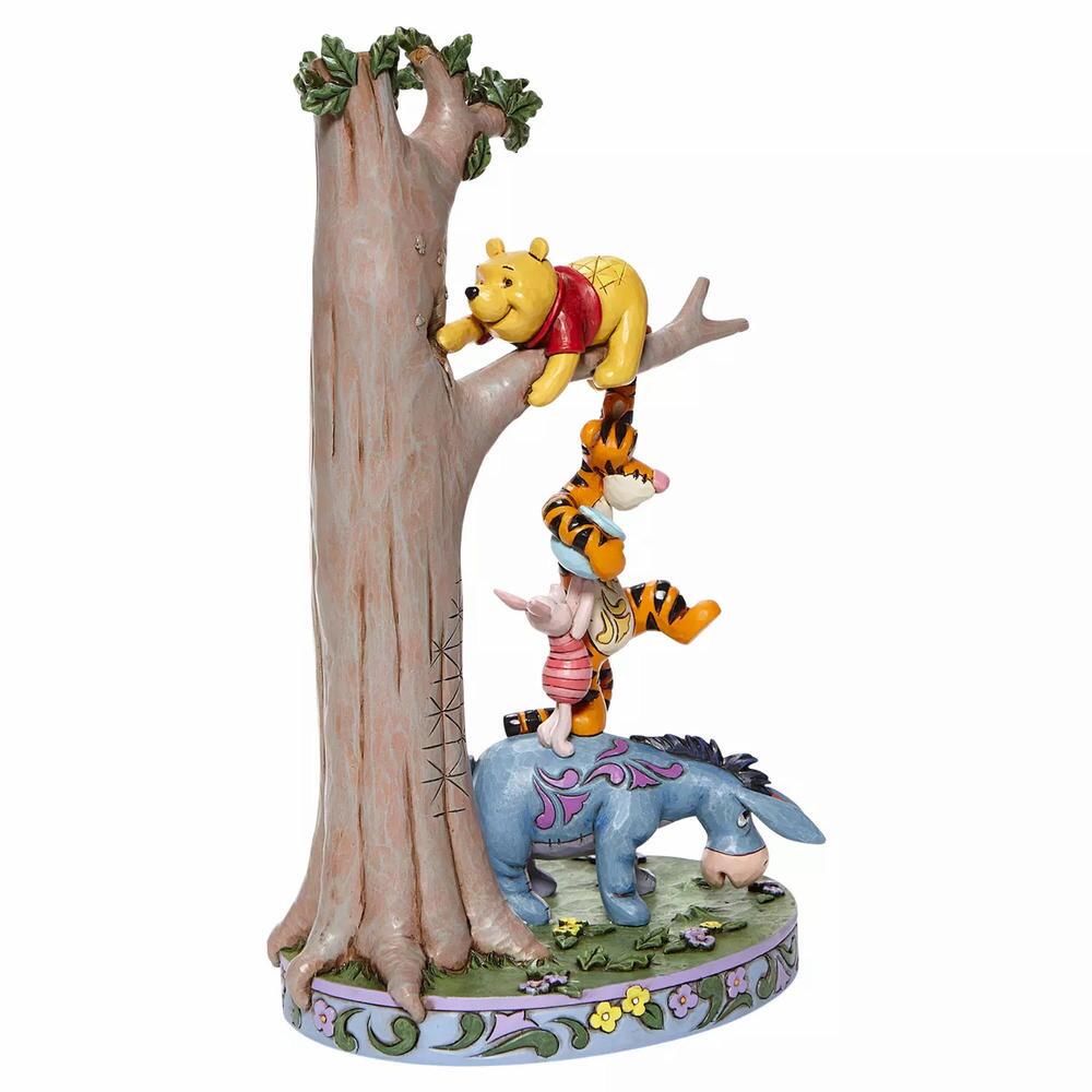 Enesco 6008072 Jim Shore Disney Traditions Pooh and Friends Stacked Tree Figurine