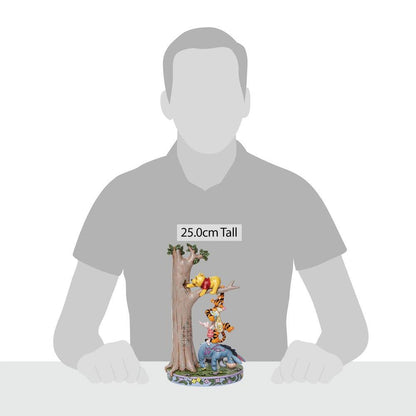 Enesco 6008072 Jim Shore Disney Traditions Pooh and Friends Stacked Tree Figurine