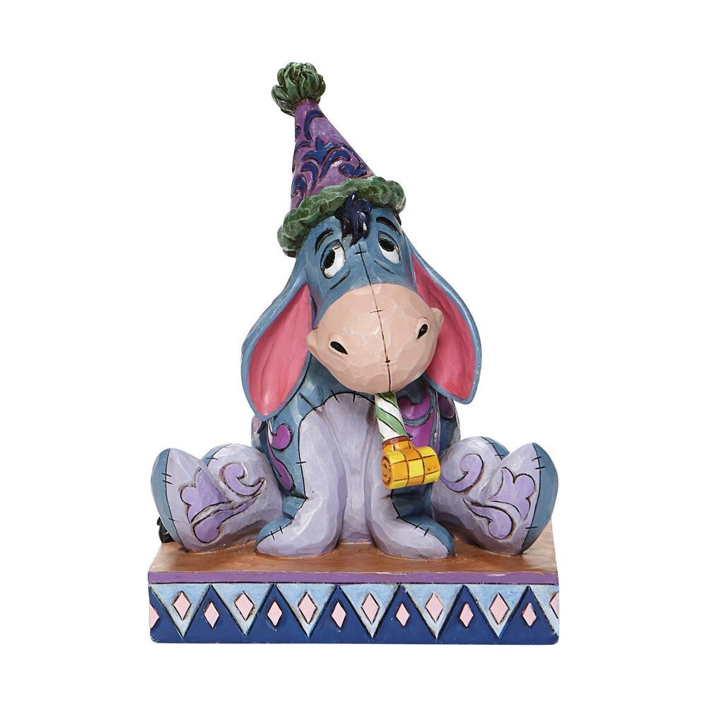 Enesco 6008074 Disney Jim Shore Eeyore with Birthday Hat and Horn 5.75"