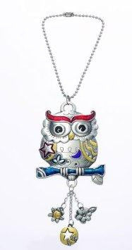 Owl Colored Car Charm