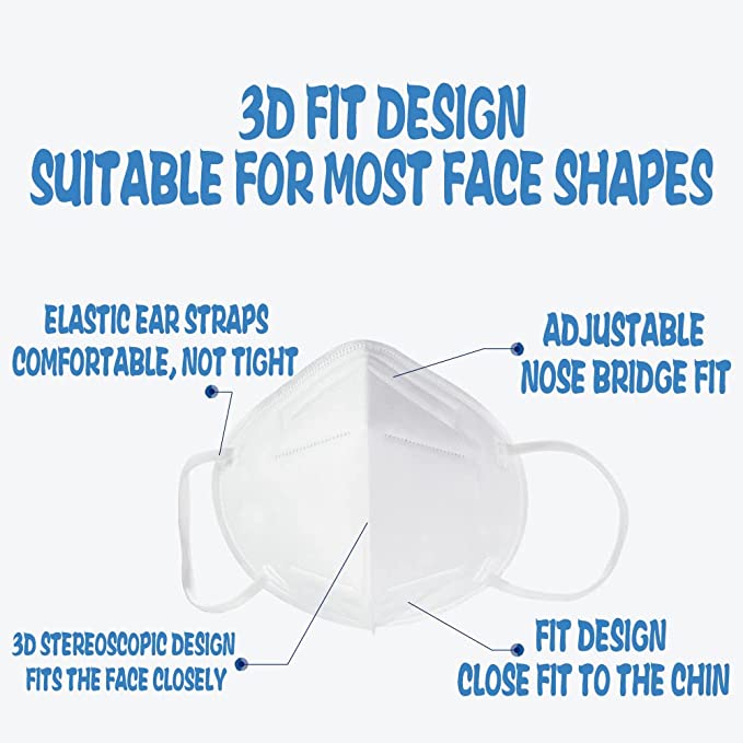 30PCS Dino Face Mask For Kids 5 Layers of Breathable Filter Protection Mask with Elastic Earloop