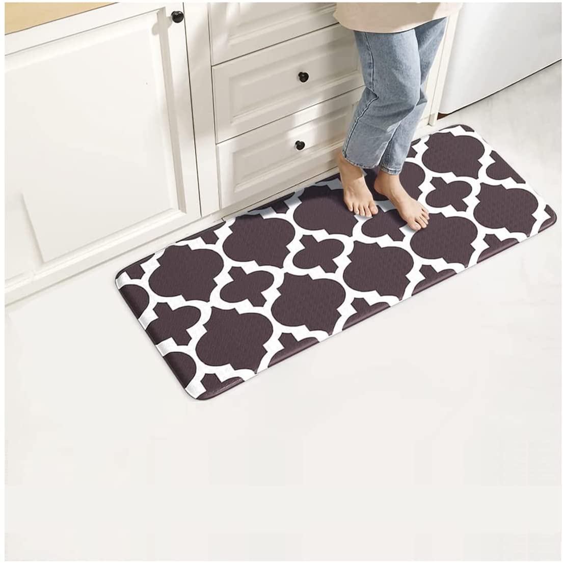 Kitchen Mat Cushioned Anti-Fatigue Floor Mat Waterproof Non-Slip
