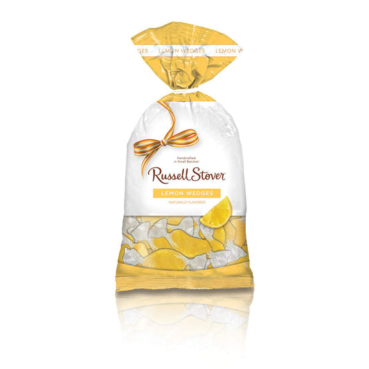Russell Stover 0876P Lemon Wedges Hard Candies 12 oz Bag