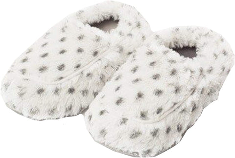 Intelex CPB-BOO-9 Warmies French Lavender Scented Luxury Cozy Microwavable Snowy Slippers
