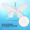 Huangpai Metal Butterfly Wall Art Ornaments, Butterfly Decor, Bedroom, Living Room, Office, Outdoor