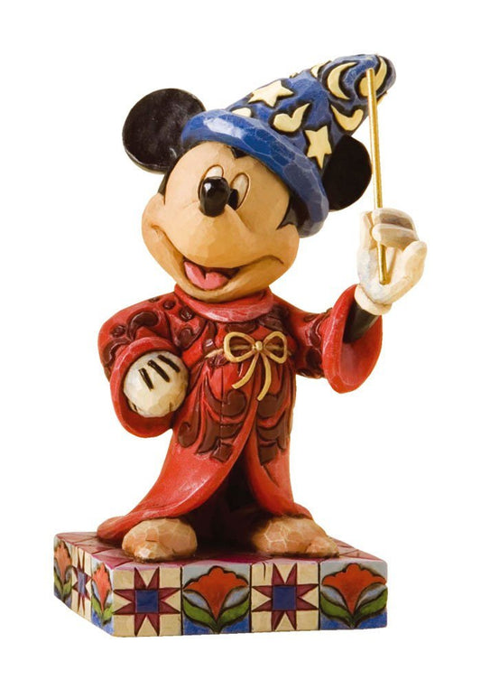 Enesco 4010023 Jim Shore Sorcerer Mickey Personality Pose Stone Resin 4.25�