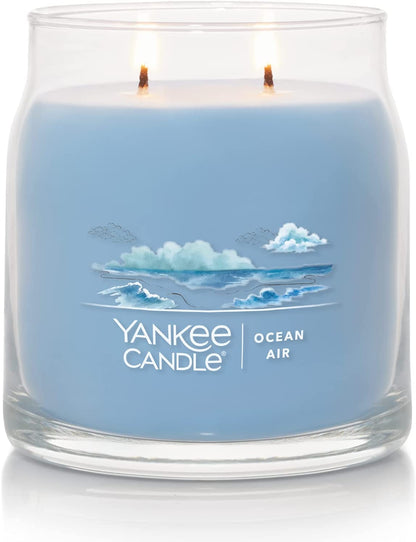 Yankee Candle 1630018 Ocean Air Signature Medium Jar Candle