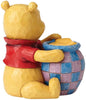 Enesco 4054289 Jim Shore Disney  Winnie The Pooh Miniature 2.75", Multicolor