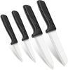 Acko Ceramic 4Pcs Knife Set, High Hardness Ceramic Sharp Cutting Tools