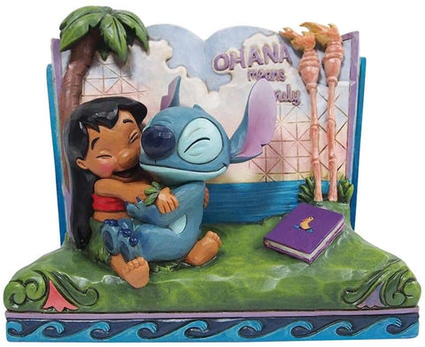 Enesco 6010087 Disney Traditions Lilo and Stitch Story Book