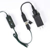 Roman Dropship 163501 LED USB 500L Cool White 42 ft, Green Cord Light Set