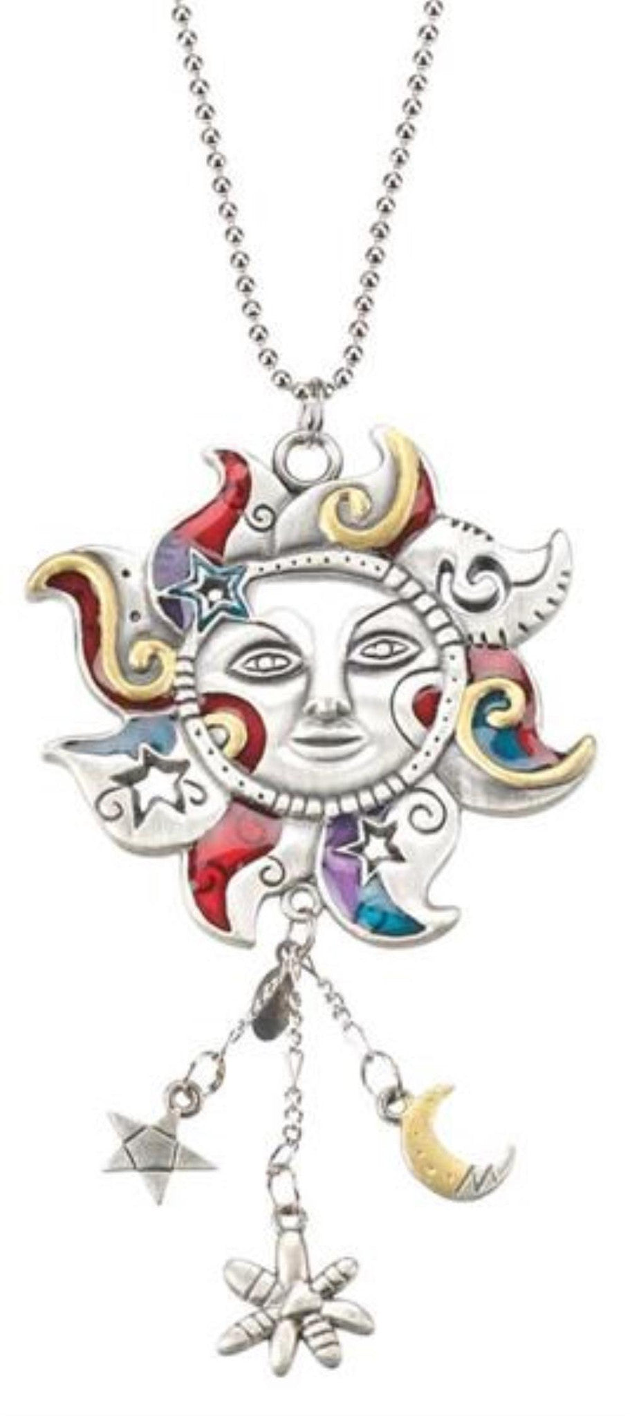 Celestial Sun Color Car Charm