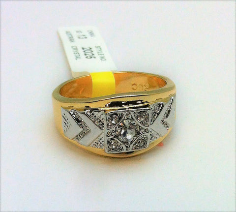 R. S. Covenant 2025 - Men's Crystal Cluster Ring Size 13