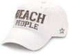 Pavilion 67072 White Unisex Adjustable Beach Hat