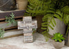 Christian Lighthouse Products 11278 God Grant Me Serenity Distressed Wood 9 Inch Stacked Wood Cross