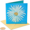 Papyrus Blue Flower Birthday Card