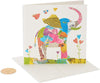 Papyrus Collage Elephant Birthday Card