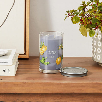 Yankee Candle 1630046 Black Tea & Lemon Signature Large Tumbler Candle