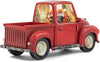 Roman Dropship 132369 Red Santa Vintage Truck LED 6 x 3 Acrylic Decorative Tabletop
