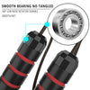 Professional Adjustable Steel Wire Tangle-Free Durable Black Jump Rope, Suitable for All Heights