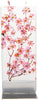 Flatyz D18052 Hand Painted Flat Candle| Unscented, Dripless, Smokeless, Decorative | Cherry Blossom