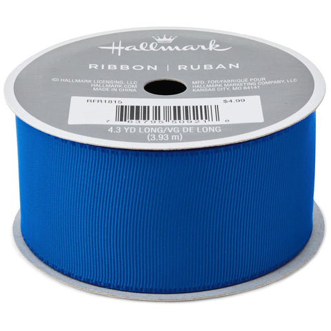 Hallmark Royal Blue Grosgrain Ribbon