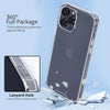 BMPPRO iPhone 13 Pro Case Clear with Anti-Yellowing Technology Shockproof Protective- Crystal Clear