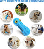 Durable Training & Teeth Cleaning Squeaky Chew Toy for Aggressive Chewers Medium/Large Dogs