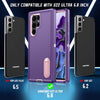 Nineasy for Samsung Galaxy S22 Ultra Case with Kickstand, Anti-Scratched Durable Rugged Phone Case
