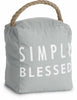 Pavilion 72154 Simply Blessed Door Stopper, 5 by 6-Inch