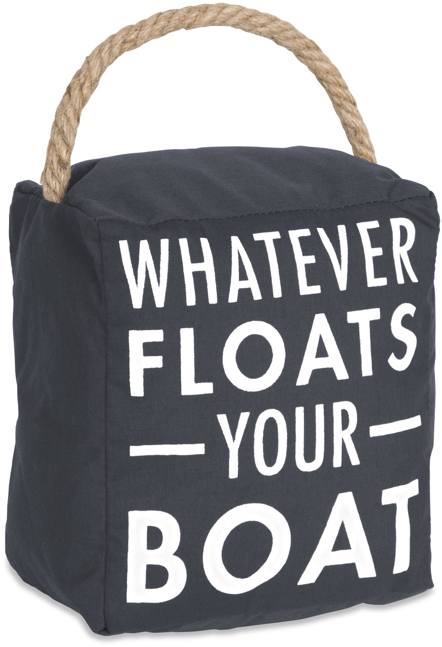 Pavilion 72236 Whatever Floats Your Boat Dark Gray Door Stopper