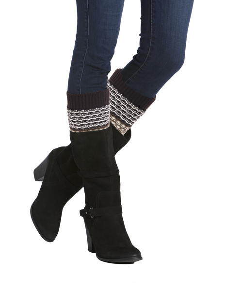 Ganz ER47833 Patterned Boot Cuffs Set of 2