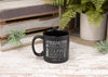 Dickson 18841 Be Strong And Courageous Matte Black 16 Ounce Ceramic Mug